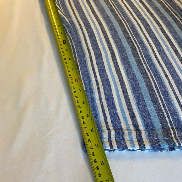 Ruby Rd Stripped Linen Blend Pants, Size XL - Picture 9 of 9